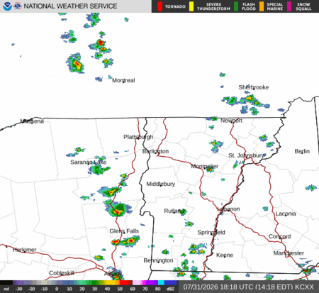latest image of Burlington,VT. radar