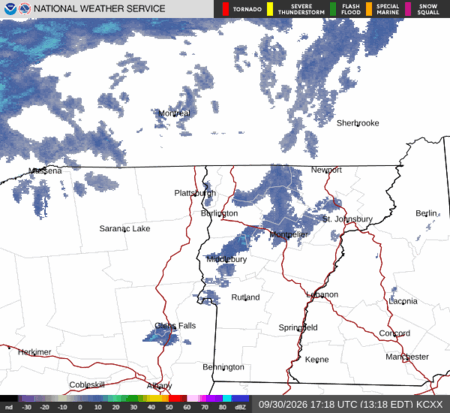 latest image of Burlington,VT. radar