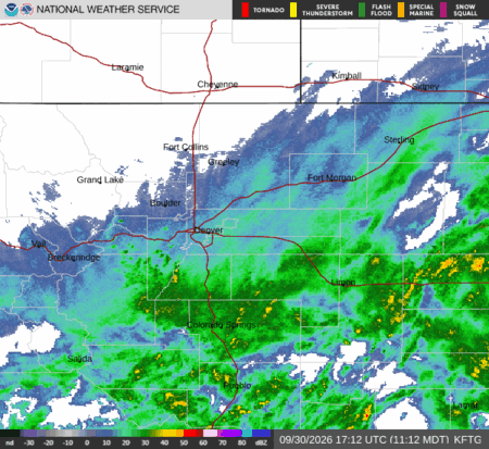 latest image of Denver,CO. radar