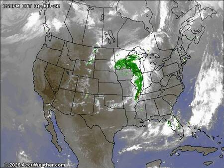 latest image of US (Unisys) IR/radar
