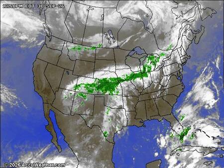 latest image of US (Unisys) IR/radar