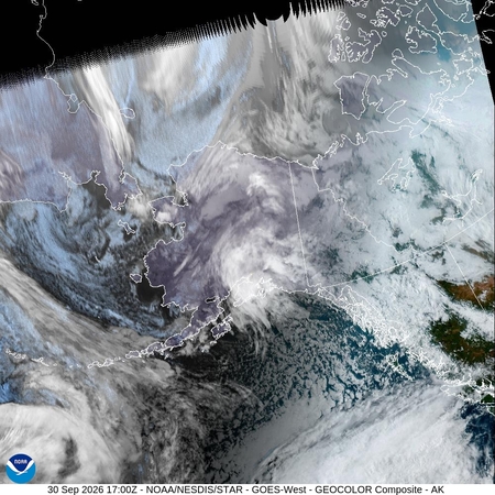 latest image of Alaska geocolor