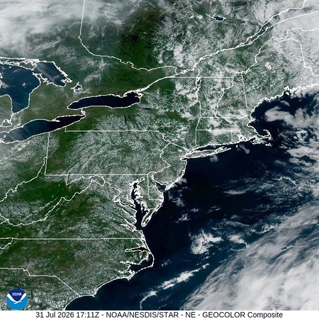latest image of Northeast geocolor