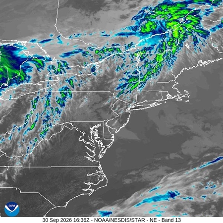latest image of Northeast IR
