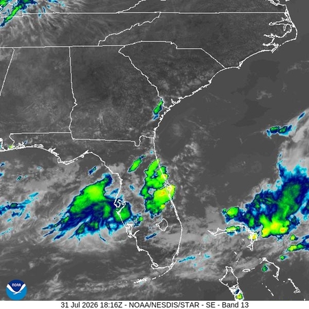 latest image of Southeast IR