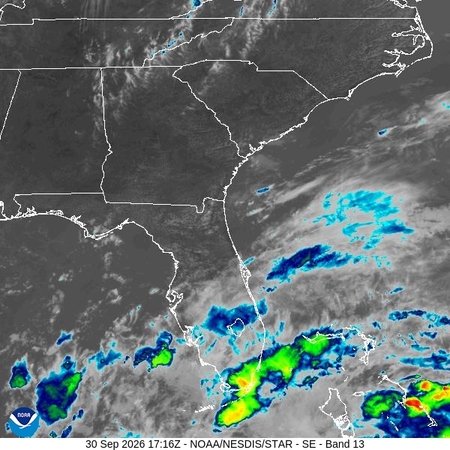 latest image of Southeast IR