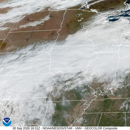 latest image of Upper Miss. Valley geocolor