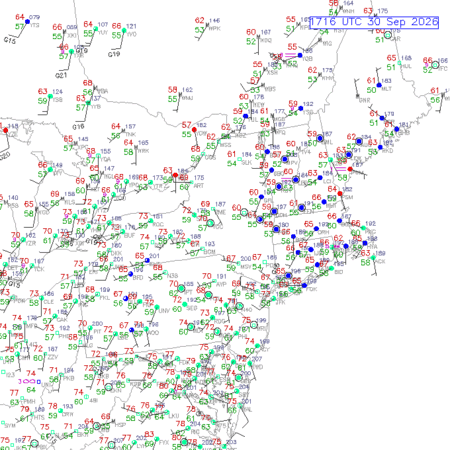 latest image of Albany,NY. obs