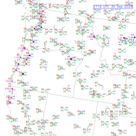 latest image of Lewiston,ID. obs