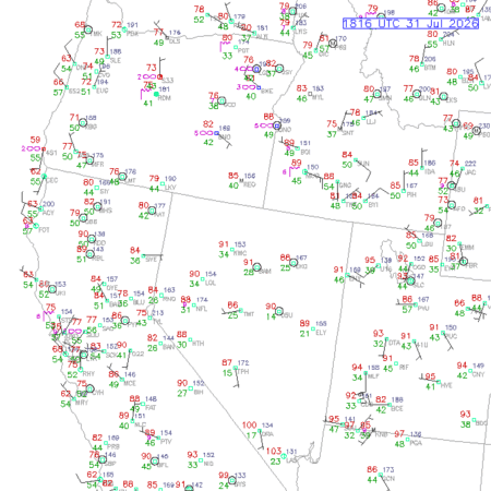 latest image of Winnemucca,NV. obs